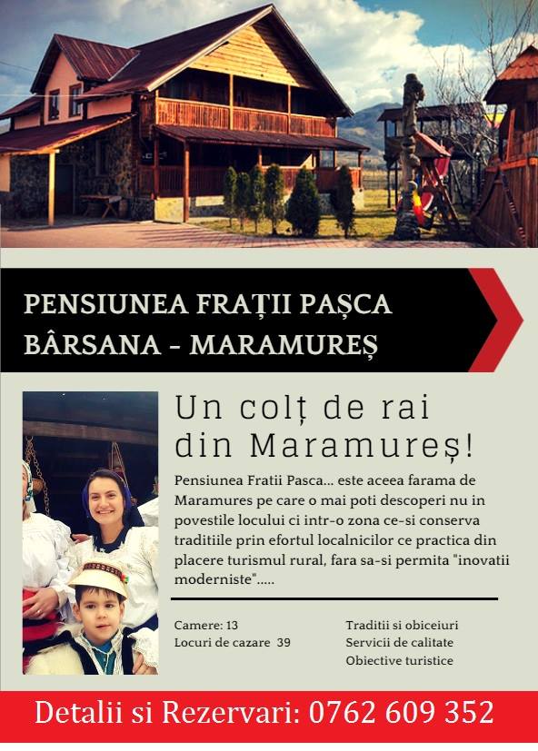 Cazare in Maramures - Pensiune Barsana - Barsana